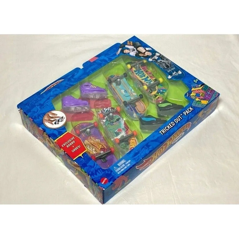 Hot Wheels Tony Hawk‎ Tricked Out Skate Pack Exclusive Boards + Shoes NIP 2022